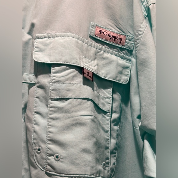 COLUMBIA PFG Omni Shade Outdoors Fishing Shirt Men’s Size Large - Picture 3 of 7